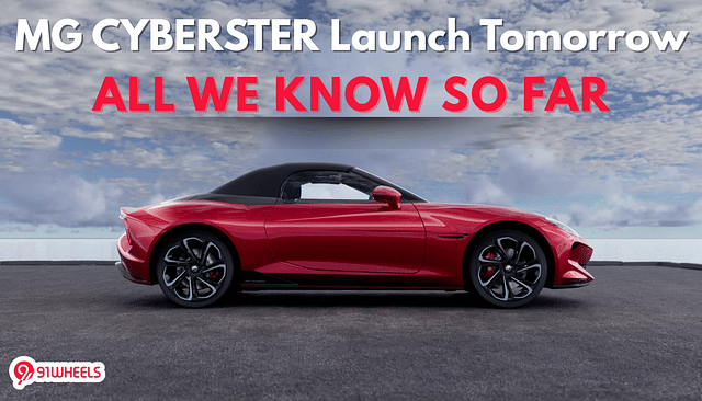 MG Cyberster Launch Tomorrow: India's First Electric Roadster; Details