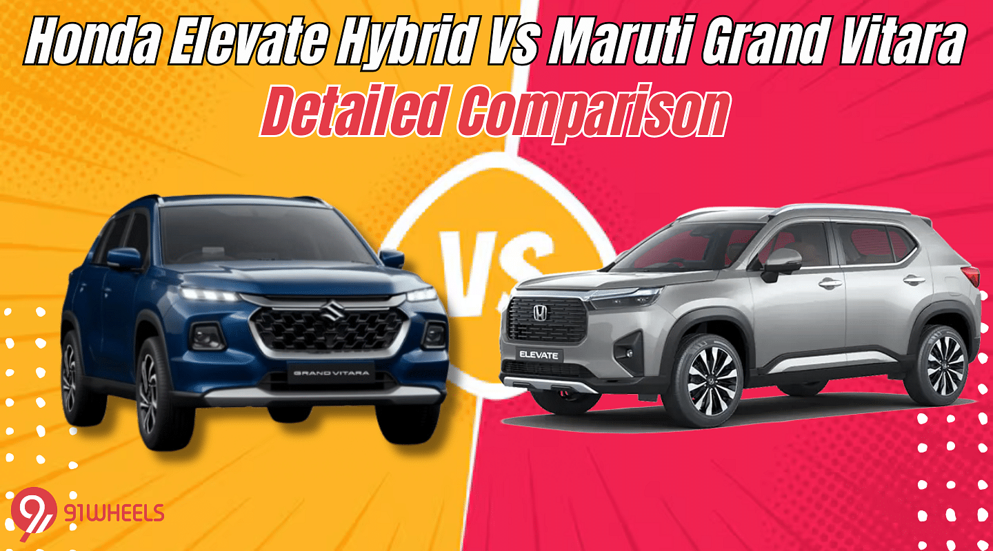 Honda Elevate Hybrid Vs Maruti Suzuki Grand Vitara: Detailed Comparison