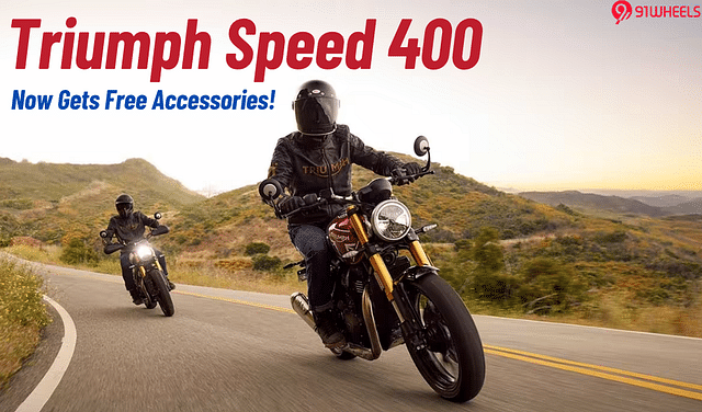 Triumph Speed 400 Gets Free Accessories Worth Rs. 7600