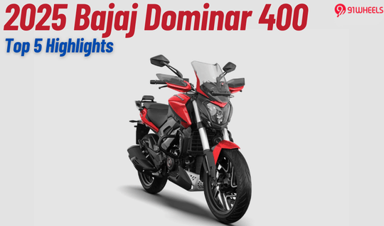 2025 Bajaj Dominar 400 Top Highlights: Traction Control To Ride Modes