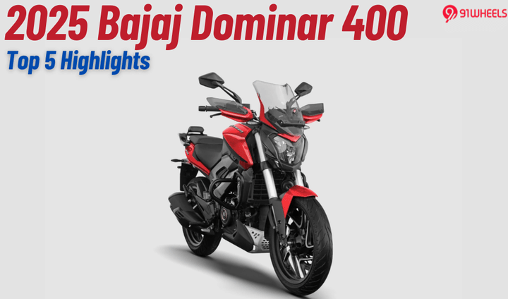 2025 Bajaj Dominar 400 Top Highlights: Traction Control To Ride Modes 2025 Bajaj Dominar 400 Top Highlights: Traction Control To Ride Modes