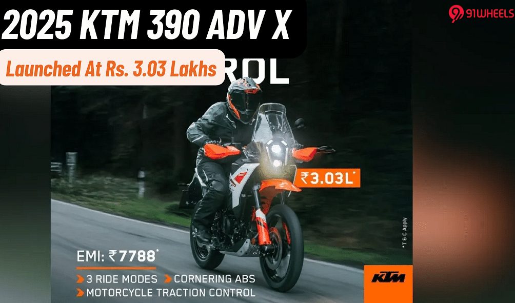 KTM 390 Adventure X Launched At Rs 3.03 Lakhs: Gets More Features