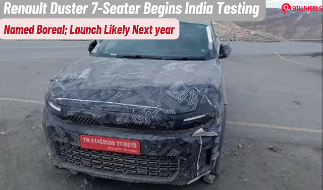 Renault Boreal (7 Seater Duster) Spied Testing In India; Launch Next Year