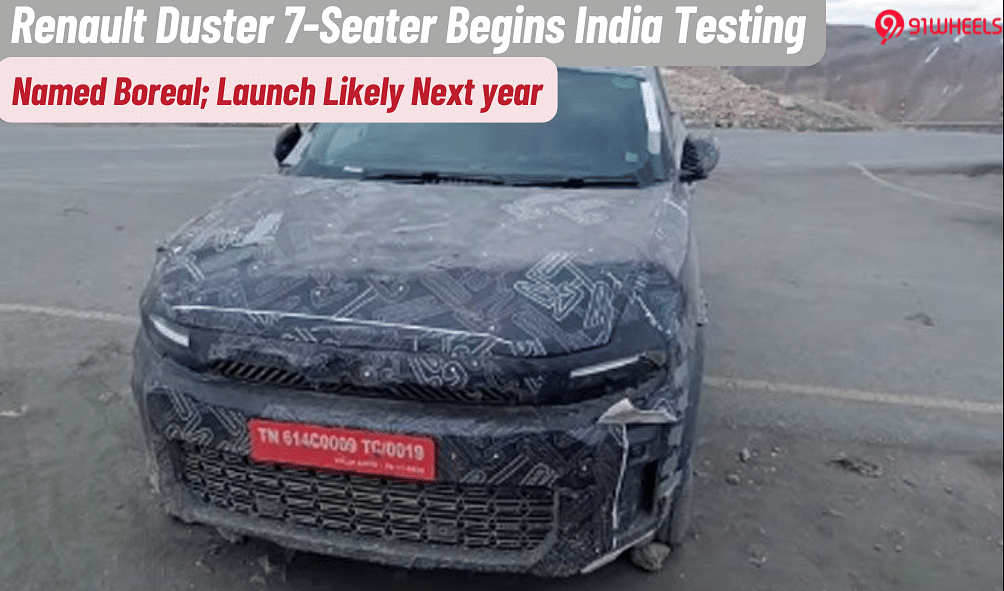 Renault Boreal (7 Seater Duster) Spied Testing In India; Launch Next Year