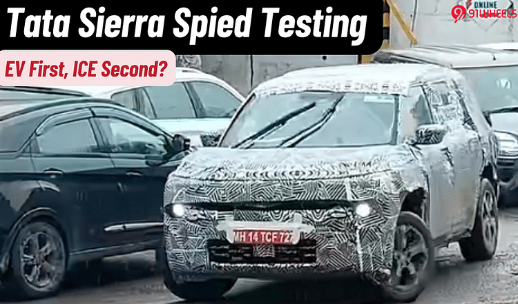 Tata Sierra Spied On Test Ahead Of Expected Launch This Year