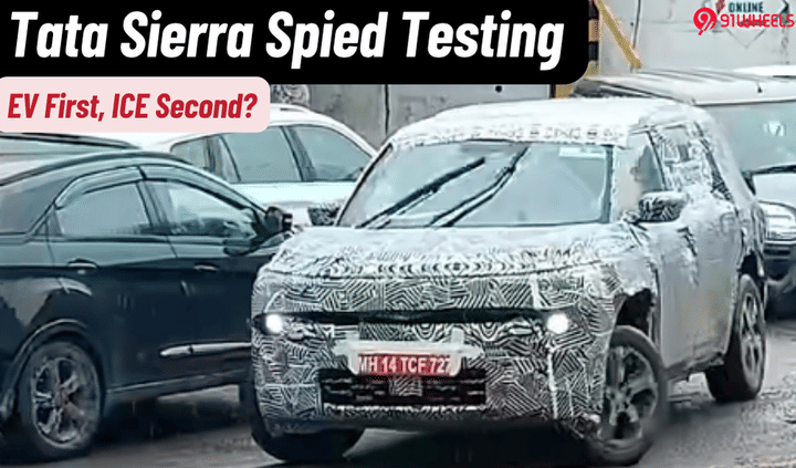 Tata Sierra Spied On Test Ahead Of Expected Launch This Year Tata Sierra Spied On Test Ahead Of Expected Launch This Year