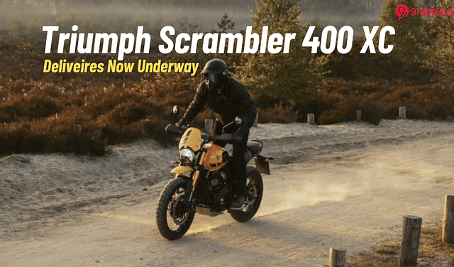 Triumph Scrambler 400 XC Deliveries Now Underway