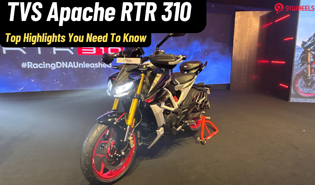 2025 TVS Apache RTR 310: Top 5 Highlights You Need To Know