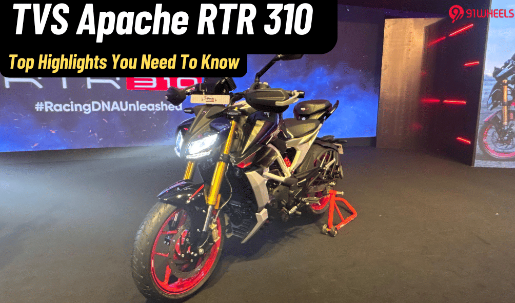 2025 TVS Apache RTR 310: Top 5 Highlights You Need To Know 2025 TVS Apache RTR 310: Top 5 Highlights You Need To Know