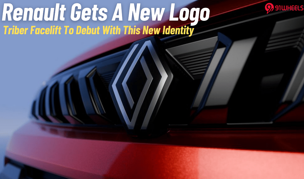 Renault Triber Facelift Teased With New Brand Logo For Future Models Renault Triber Facelift Teased With New Brand Logo For Future Models