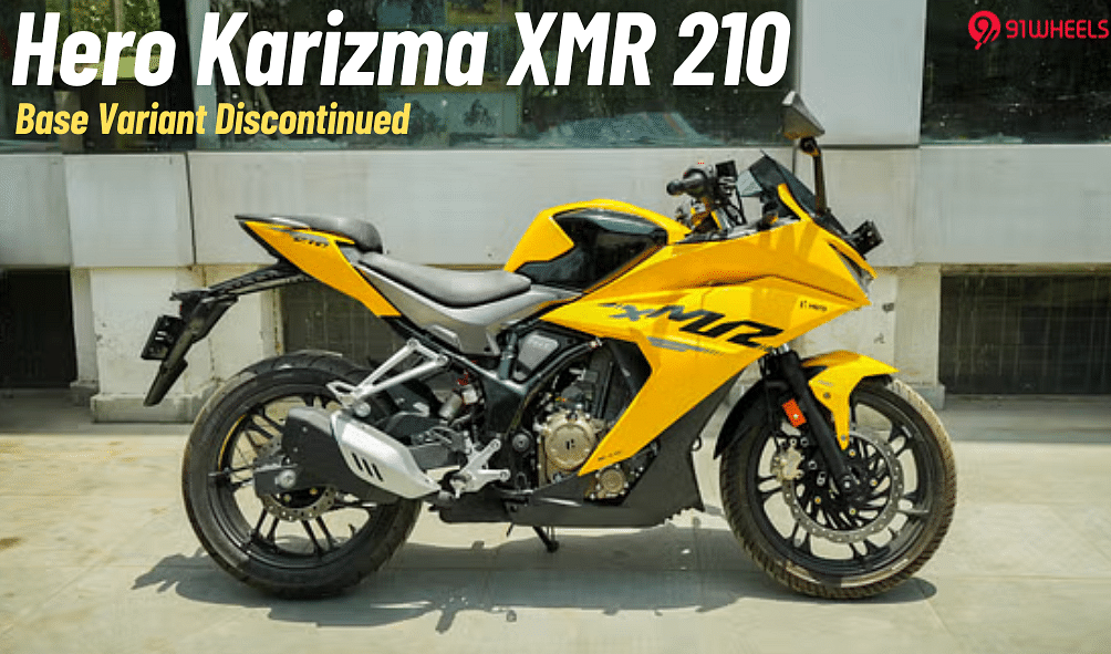 Hero Karizma XMR 210 Base Variant Axed; Entry Price Mounts Hero Karizma XMR 210 Base Variant Axed; Entry Price Mounts