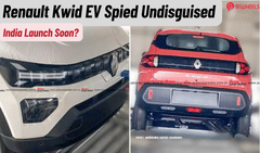 India-Bound Renault Kwid EV Spied Undisguised- Launch Soon?