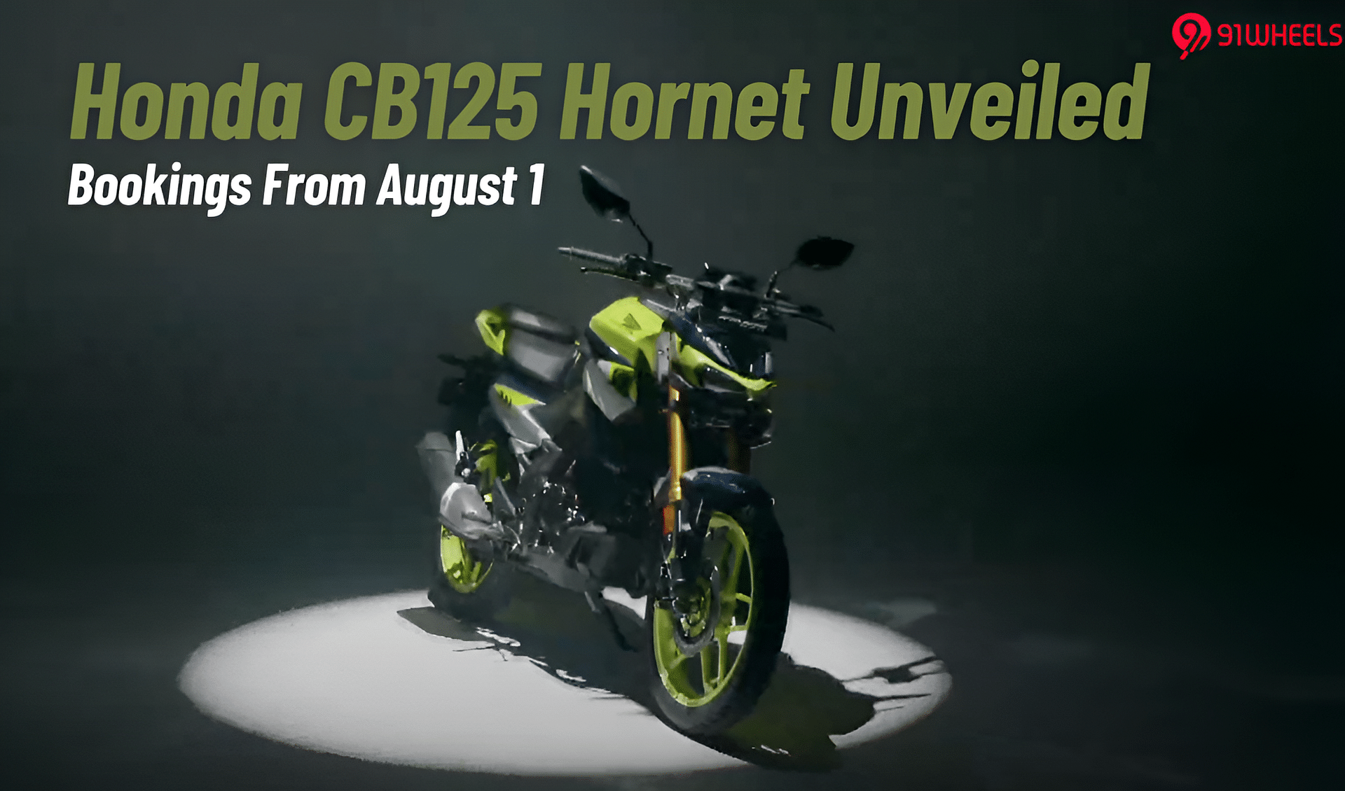 Honda CB 125 Hornet Breaks Cover- Bookings From August 1 Honda CB 125 Hornet Breaks Cover- Bookings From August 1