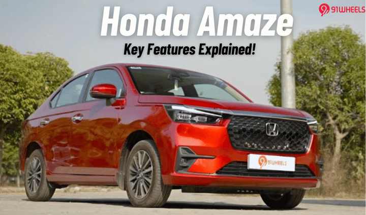 Honda Amaze Key Features Explained: First In Segment ADAS & More