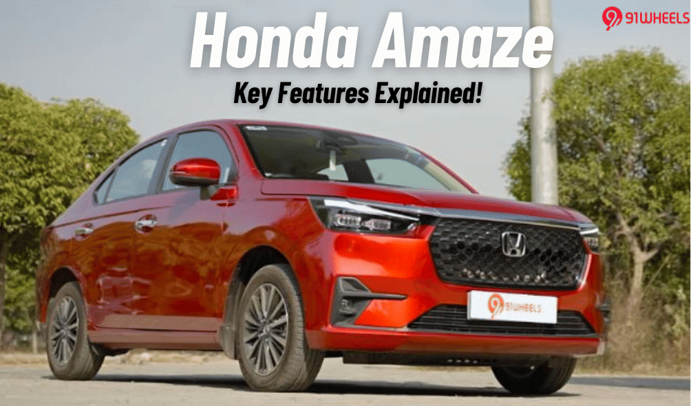 Honda Amaze Key Features Explained: First In Segment ADAS & More Honda Amaze Key Features Explained: First In Segment ADAS & More