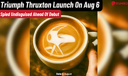 Triumph Thruxton Spied Undisguised In Red; Launch On August 6