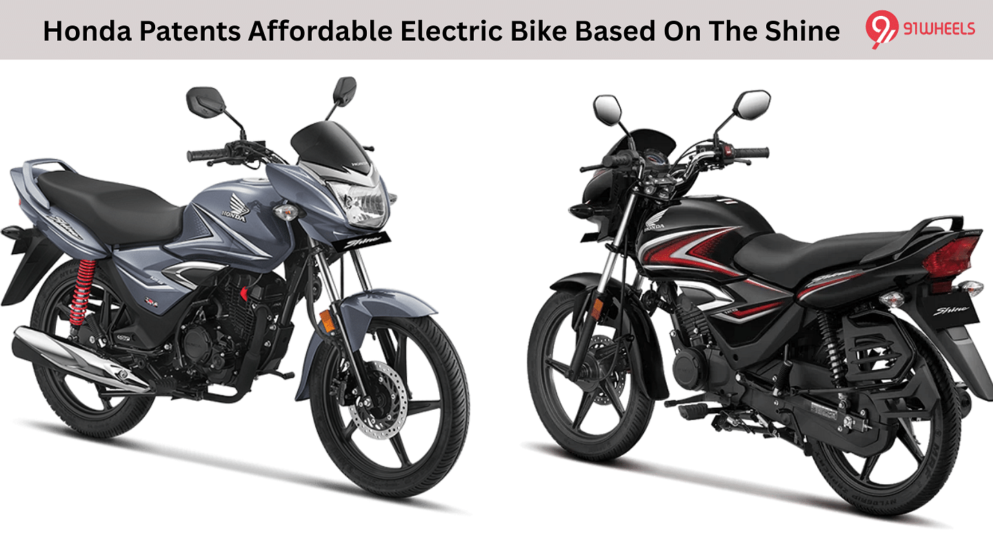Honda Patents Affordable Electric Bike Based On The Shine Honda Patents Affordable Electric Bike Based On The Shine