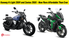 Keeway K-Light 250V and Zontes 350X Get Massive Price Drops