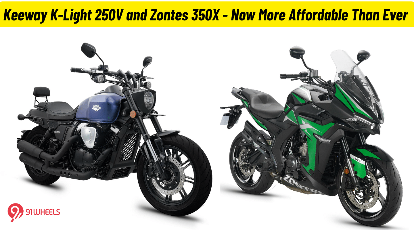 Keeway K-Light 250V and Zontes 350X Get Massive Price Drops