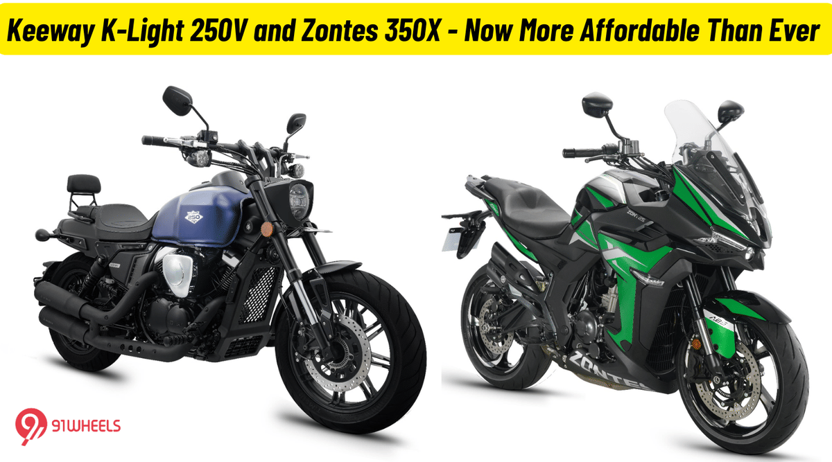 Keeway K-Light 250V and Zontes 350X Get Massive Price Drops Keeway K-Light 250V and Zontes 350X Get Massive Price Drops