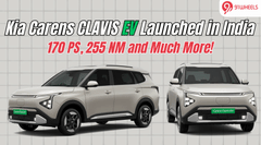 Kia Carens Clavis EV Launched in India - 170 PS, 255 Nm: More Details Here