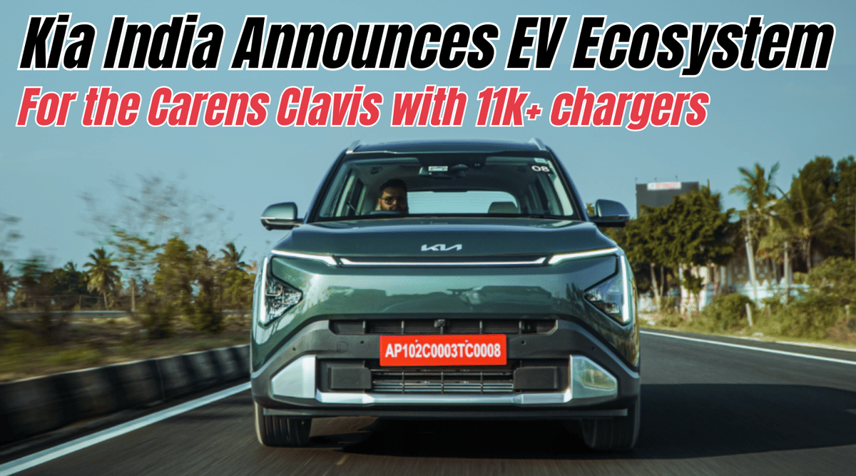 Kia India Announces EV Ecosystem for Carens Clavis with 11K Chargers, 250+ Workshops Kia India Announces EV Ecosystem for Carens Clavis with 11K Chargers, 250+ Workshops