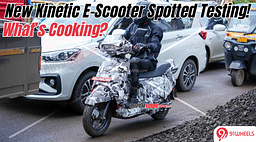 New Kinetic E-Scooter Spotted Testing: What's Cooking?