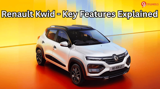 Renault Kwid Key Features Explained - 8 inch Screen To Reverse Parking Camera