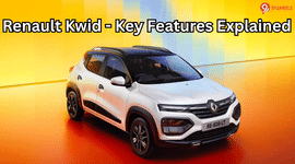 Renault Kwid Key Features Explained - 8 inch Screen To Reverse Parking Camera