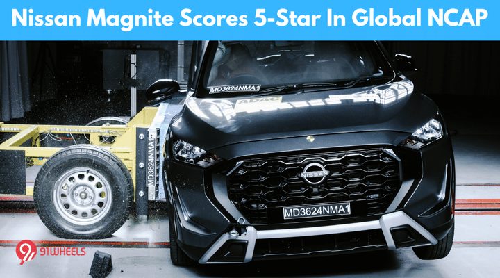 Nissan Magnite Achieves 5-Star Rating In Latest G NCAP Crash Test Nissan Magnite Achieves 5-Star Rating In Latest G NCAP Crash Test