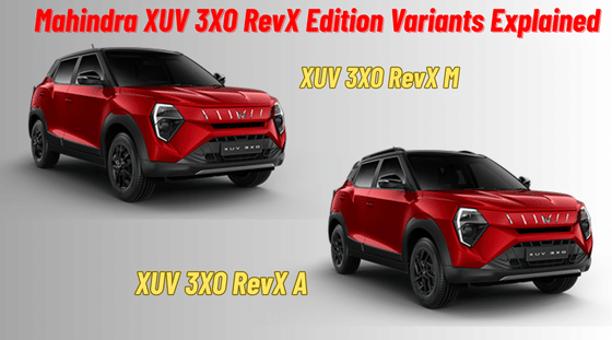 Mahindra XUV 3XO RevX Variants Explained - Here's What You Get