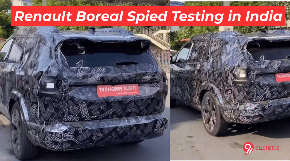 Renault Duster 7-Seater AKA Boreal Spied Testing In India Renault Duster 7-Seater AKA Boreal Spied Testing In India