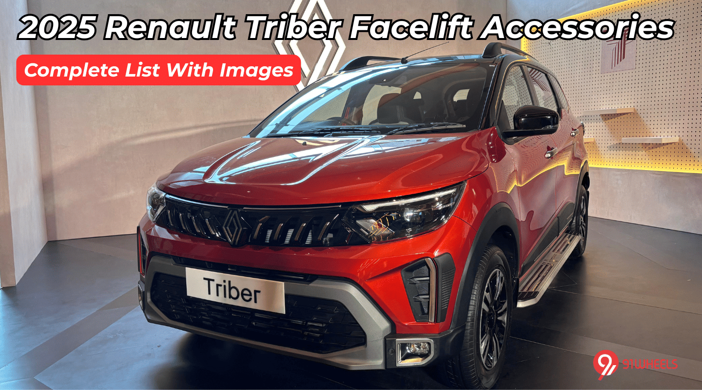 2025 Renault Triber Facelift Accessories - Complete List With Images