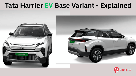 Tata Harrier EV Base Variant In Picture - Adventure 65