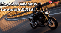 MY2025 Triumph Speed Triple 1200 RS Launched At Rs 20.39 Lakh