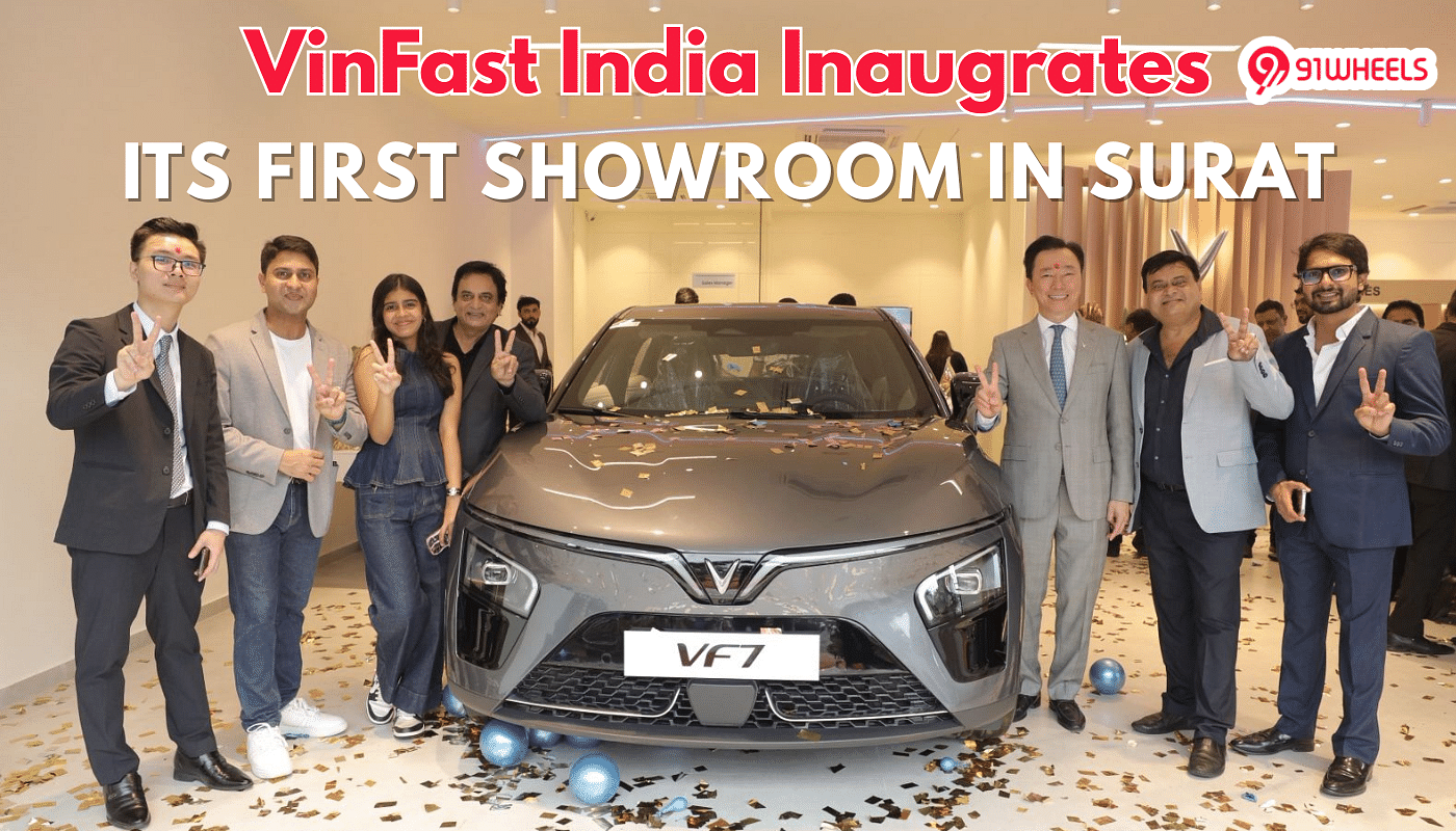 VinFast India Inaugrates Its First Showroom in Surat: Details Inside VinFast India Inaugrates Its First Showroom in Surat: Details Inside