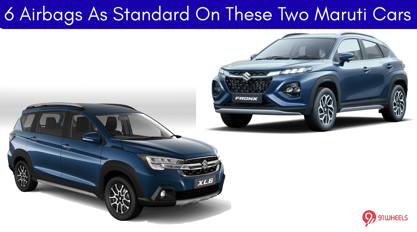 6 Airbags As Standard On These Two Popular Maruti Suzuki Cars