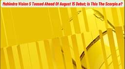 Mahindra Vision S Teased Ahead Of August 15 Debut; Is This The Scorpio.e?