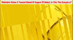 Mahindra Vision S Teased Ahead Of August 15 Debut; Is This The Scorpio.e? Mahindra Vision S Teased Ahead Of August 15 Debut; Is This The Scorpio.e?