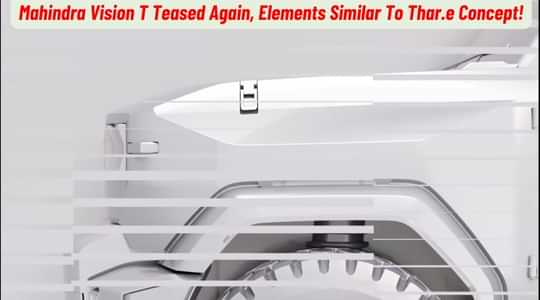 Mahindra Vision T Teased Again, Elements Similar To Thar.e Concept