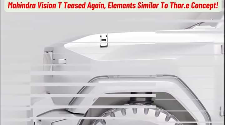Mahindra Vision T Teased Again, Elements Similar To Thar.e Concept