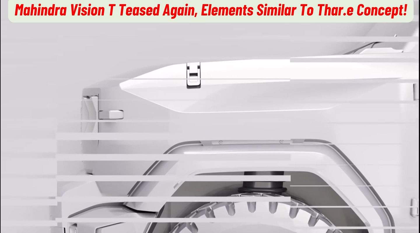 Mahindra Vision T Teased Again, Elements Similar To Thar.e Concept Mahindra Vision T Teased Again, Elements Similar To Thar.e Concept