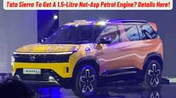 Upcoming Tata Sierra Likely To Also Feature New 1.5-litre Naturally-Aspirated Petrol Engine!