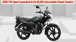 2025 TVS Sport Launched At Rs 60,281!