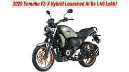 2025 Yamaha FZ-X Hybrid Launched At Rs 1.49 Lakh!