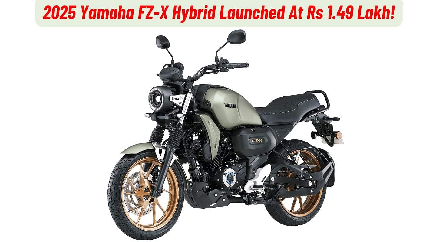 2025 Yamaha FZ-X Hybrid Launched At Rs 1.49 Lakh!