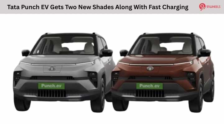 Tata Punch EV Gets Two New Shades Along With Fast Charging Tata Punch EV Gets Two New Shades Along With Fast Charging