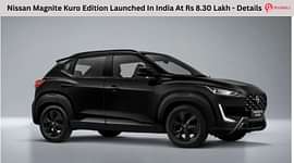 Nissan Magnite Kuro Edition Launched In India At Rs 8.30 Lakh - Details