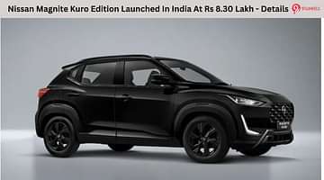 Nissan Magnite Kuro Edition Launched In India At Rs 8.30 Lakh - Details