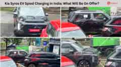 Kia Syros EV Spied Charging In India: What Will Be On Offer?